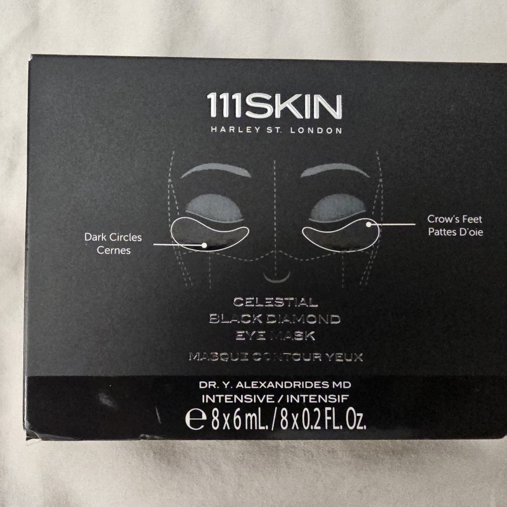 111SKIN Black Diamond Eye Mask Box